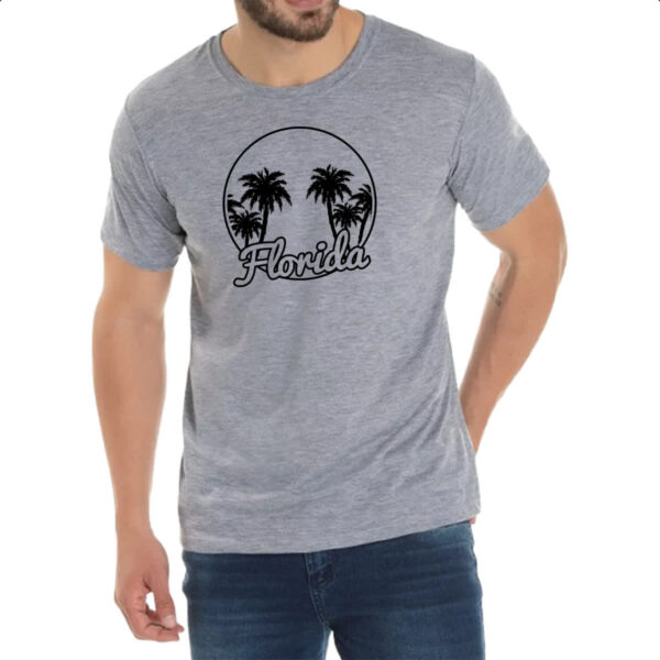 Camiseta Cinza Florida Orlando EUA - Imagem 2
