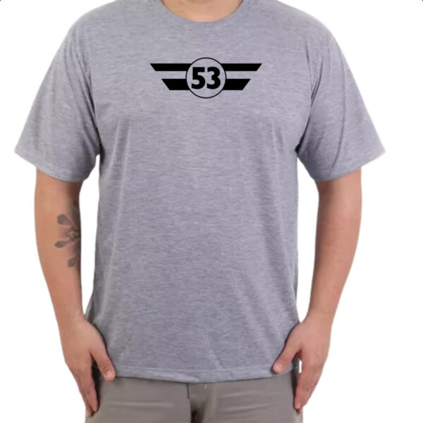 Camiseta Cinza Herbie logo peitoral - Imagem 3