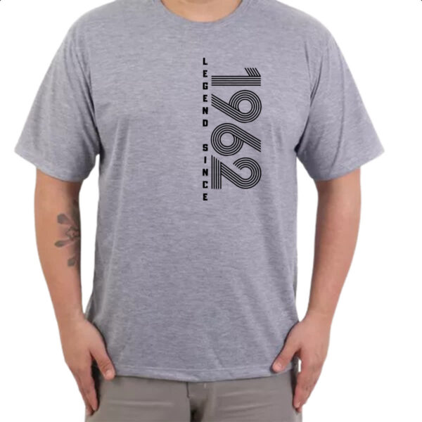 Camiseta Cinza Legend Since 1962 - Imagem 3