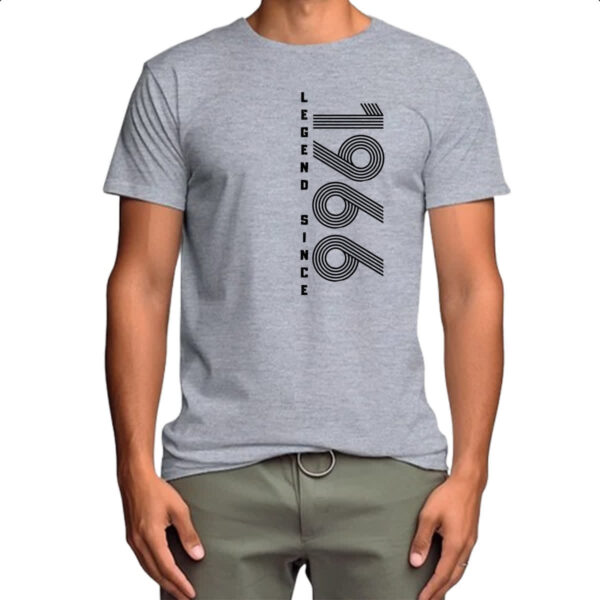 Camiseta Cinza Legend Since 1966 - Imagem 4