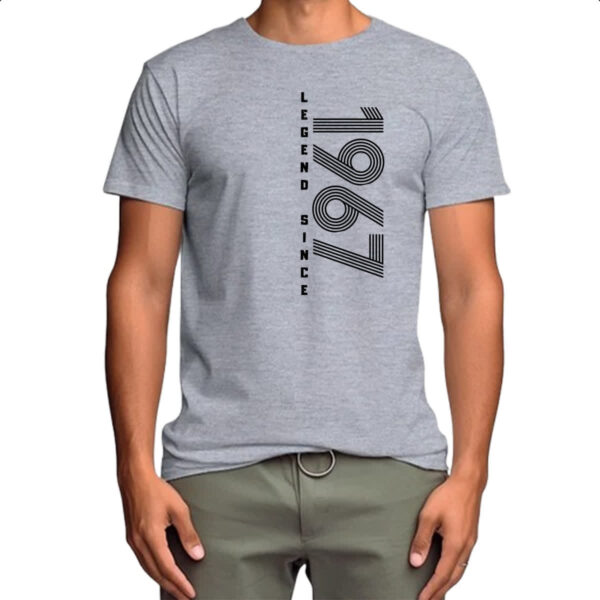 Camiseta Cinza Legend Since 1967 - Imagem 4