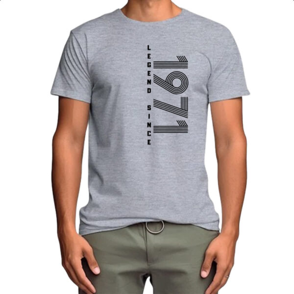 Camiseta Cinza Legend Since 1971 - Imagem 4