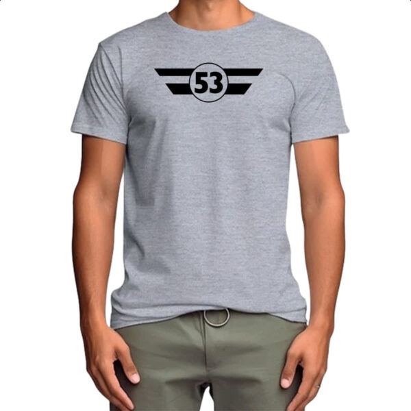 Camiseta Cinza Herbie logo peitoral - Imagem 4