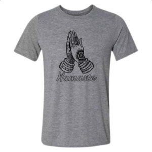 Camiseta Cinza Namaste Girl Hands