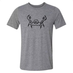 Camiseta Cinza Cute Caranguejo