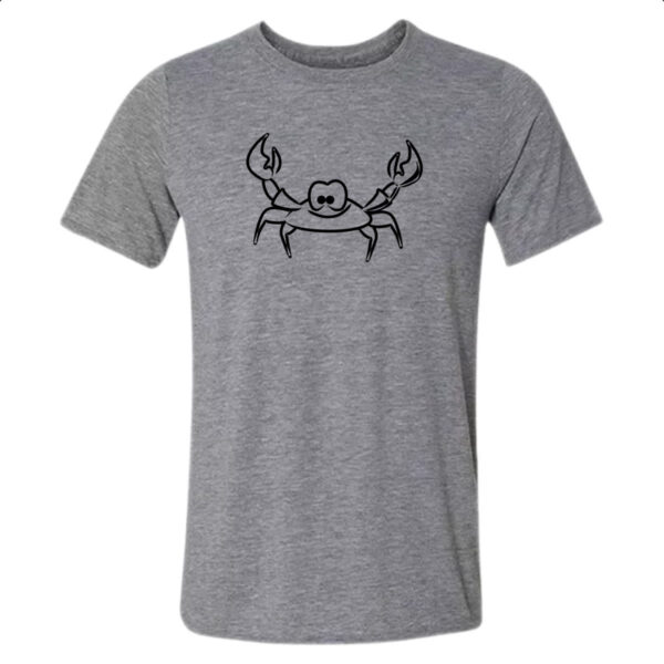 Camiseta Cinza Cute Caranguejo