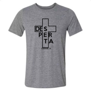 Camiseta Cinza Gospel Desperta Ezequiel 37