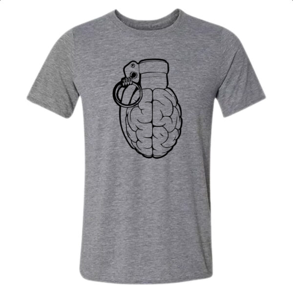 Camiseta Cinza Cerebro granada PB