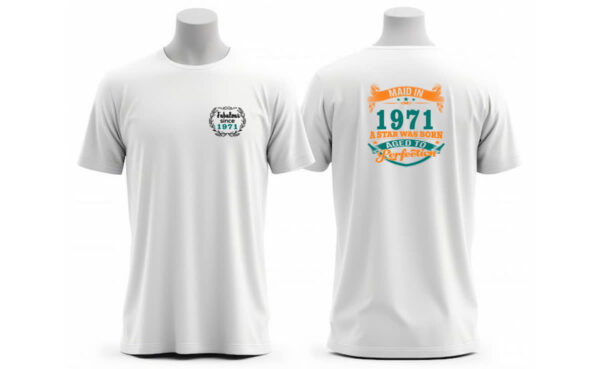 Camiseta Unissex Maid and Fabulous 1971