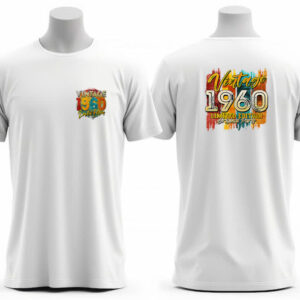 Camiseta Unissex Vintage 1960 Limited Edition