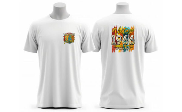 Camiseta Unissex Vintage 1966 Limited Edition