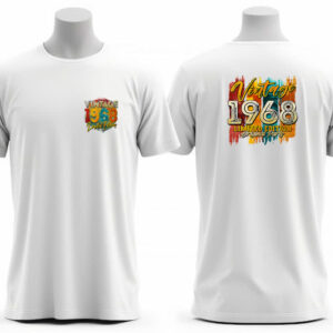 Camiseta Unissex Vintage 1968 Limited Edition