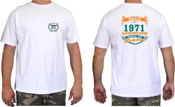 Camiseta Unissex Maid and Fabulous 1971 - Imagem 2