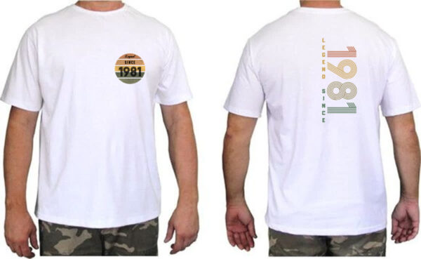 Camiseta Unissex Legend Since FC 1981 - Imagem 2