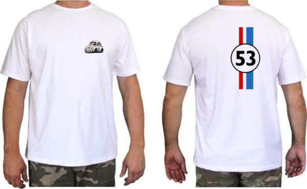 Camiseta Unissex Herbie 53 Se meu fusca falasse - Imagem 2