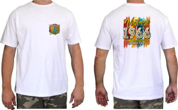 Camiseta Unissex Vintage 1966 Limited Edition - Imagem 2