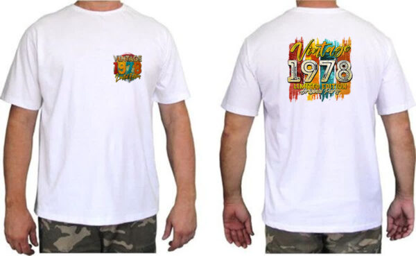 Camiseta Unissex Vintage 1978 Limited Edition - Imagem 2