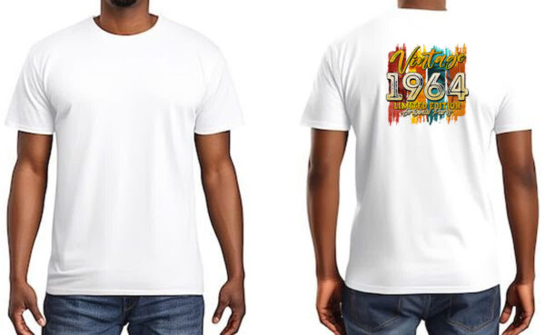 Camiseta Unissex Vintage 1964 Limited Edition - Imagem 3