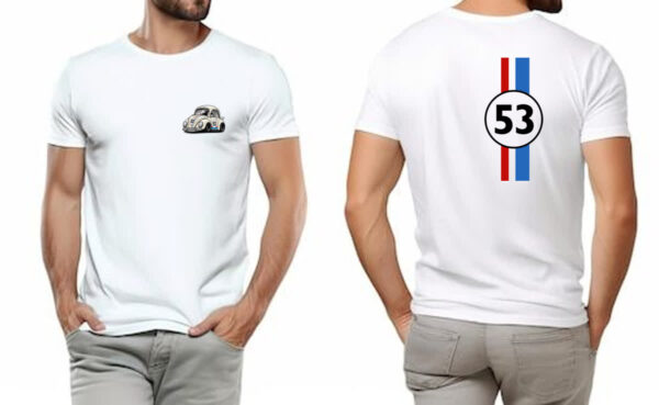 Camiseta Unissex Herbie 53 Se meu fusca falasse - Imagem 4