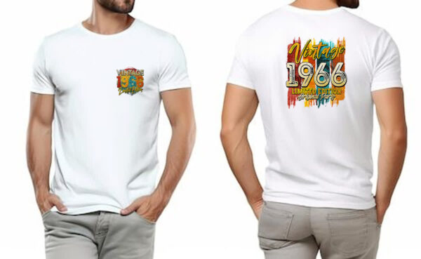 Camiseta Unissex Vintage 1966 Limited Edition - Imagem 4