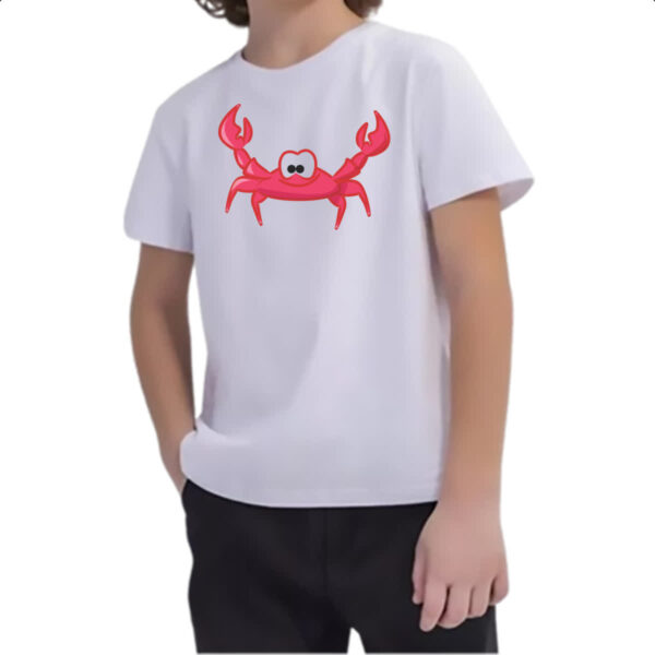Camiseta Infanto Juvenil Cute Caranguejo - Imagem 2