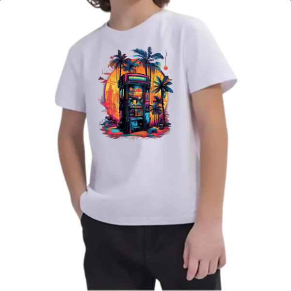 Camiseta Infanto Juvenil Vintage Jukeboxes - Imagem 2