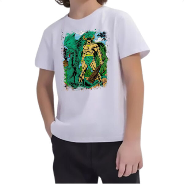 Camiseta Infanto Juvenil Nostalgia Mightor e Tog - Imagem 2