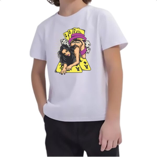 Camiseta Infanto Juvenil Diva do baralho - Imagem 2
