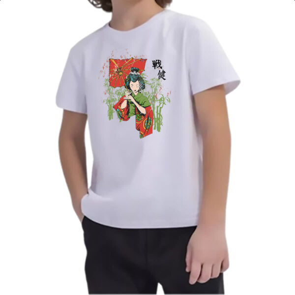 Camiseta Infanto Juvenil Geisha Japao Diva - Imagem 2