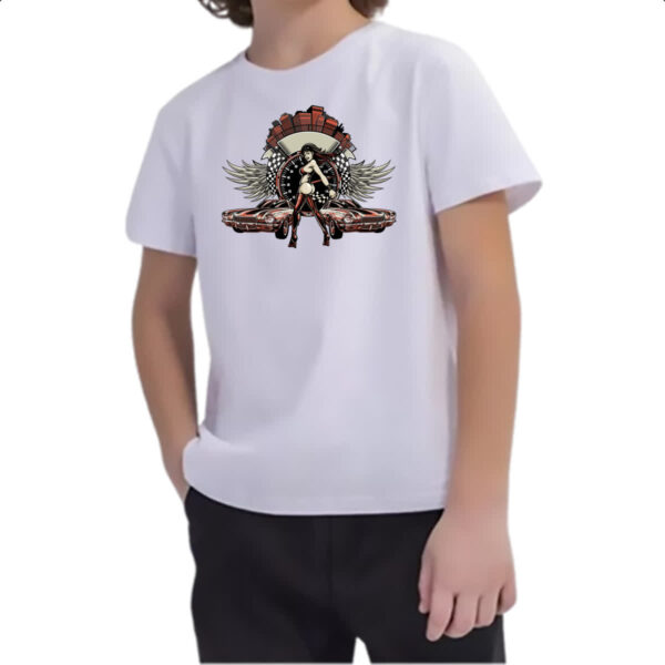 Camiseta Infanto Juvenil Muscle Car Racing - Imagem 2