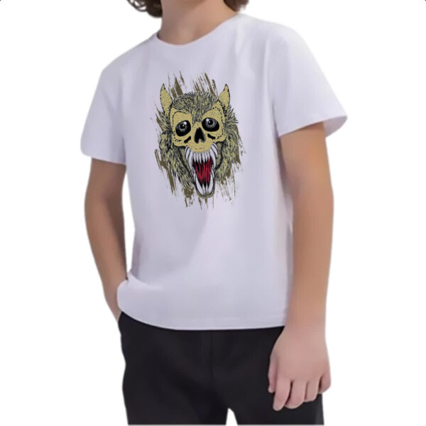 Camiseta Infanto Juvenil Lobisomen Irlandes - Imagem 2