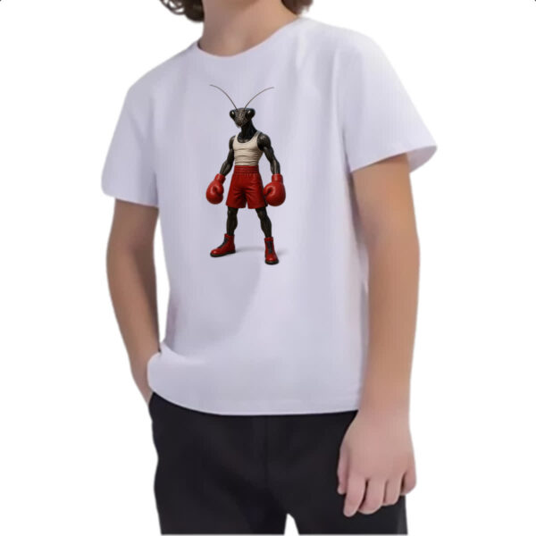 Camiseta Infanto Juvenil Louva-a-Deus Pugilista - Imagem 2