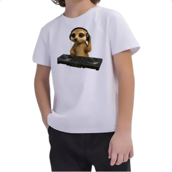 Camiseta Infanto Juvenil Suricato DJ - Imagem 2