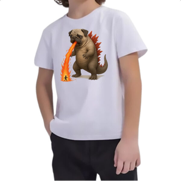 Camiseta Infanto Juvenil PugZilla - Imagem 2