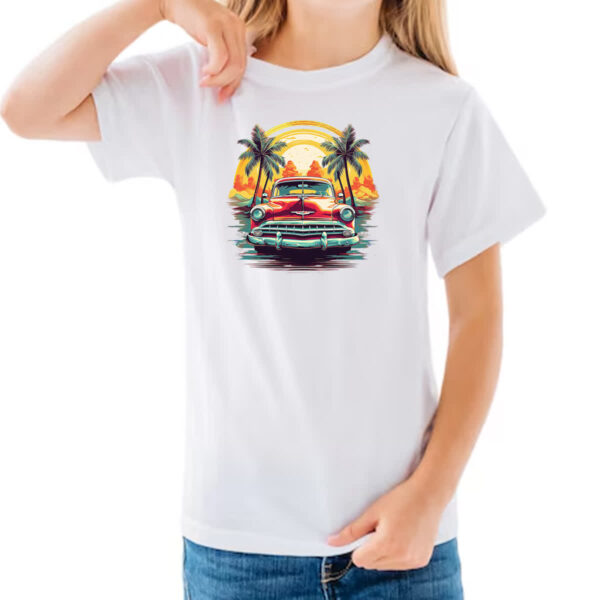 Camiseta Infanto Juvenil Vintage Carro Classico 05 - Imagem 3