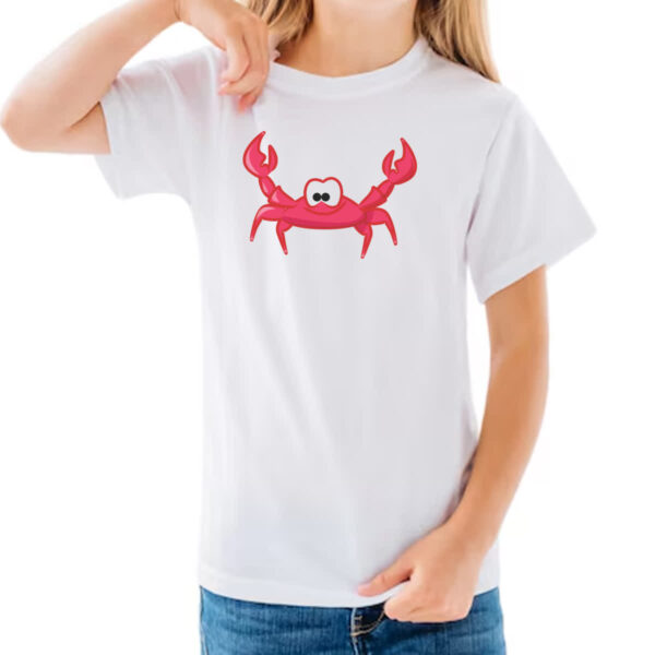 Camiseta Infanto Juvenil Cute Caranguejo - Imagem 3