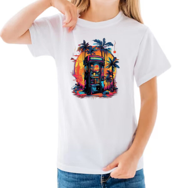 Camiseta Infanto Juvenil Vintage Jukeboxes - Imagem 3