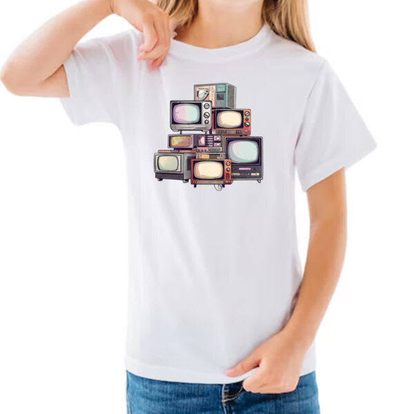Camiseta Infanto Juvenil Vintage TVs - Imagem 3