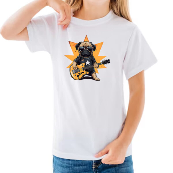 Camiseta Infanto Juvenil Pug Star - Imagem 3