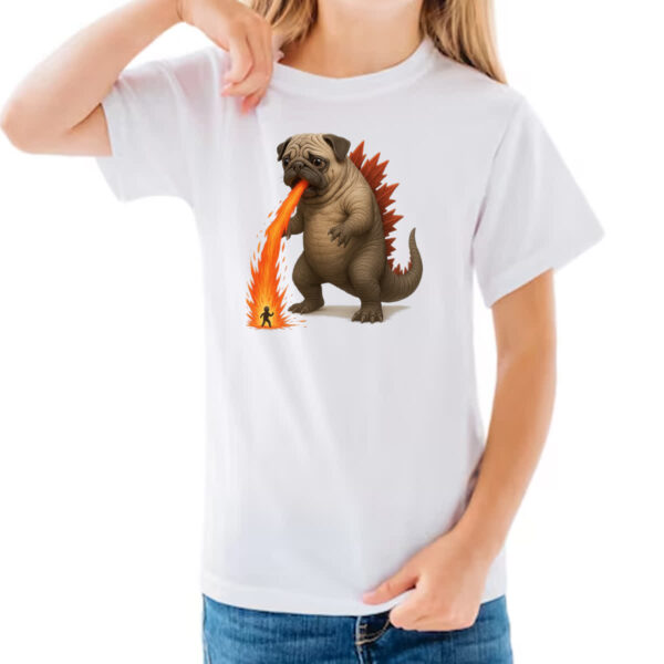 Camiseta Infanto Juvenil PugZilla - Imagem 3