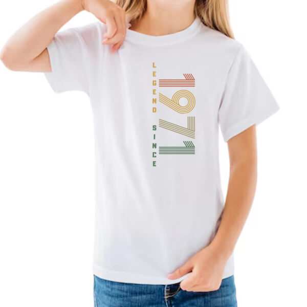 Camiseta Infanto Juvenil Legend Since 1971 - Imagem 3