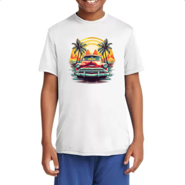 Camiseta Infanto Juvenil Vintage Carro Classico 05 - Imagem 4