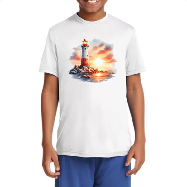 Camiseta Infanto Juvenil Farol travel art - Imagem 4