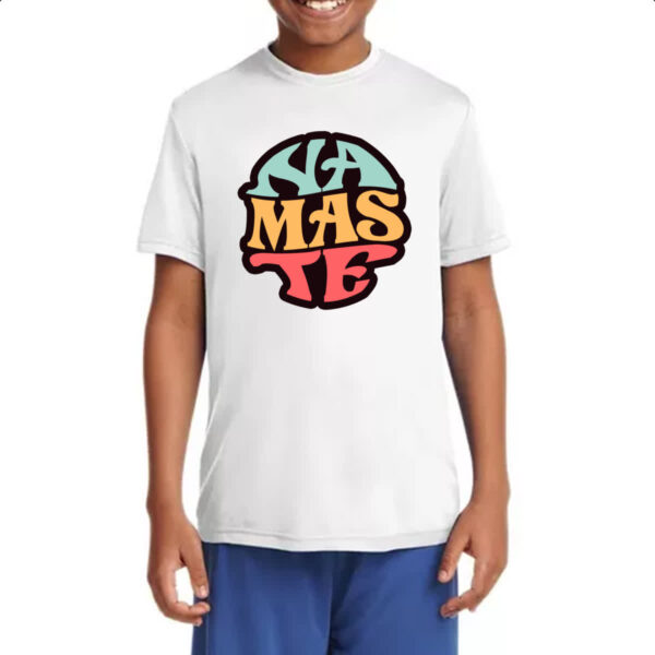 Camiseta Infanto Juvenil Namaste Round Circle - Imagem 4