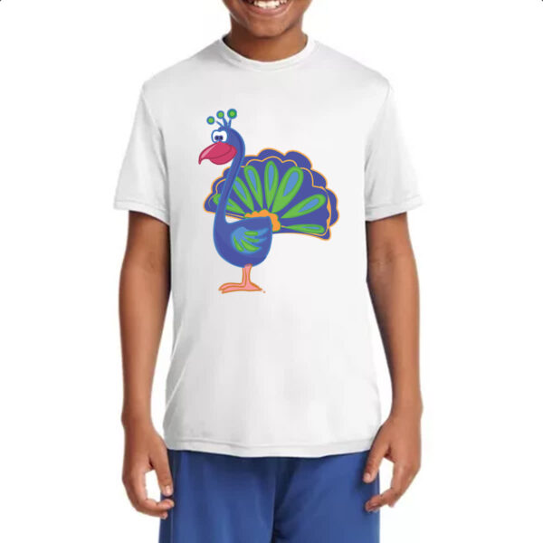 Camiseta Infanto Juvenil Cute Pavao - Imagem 4