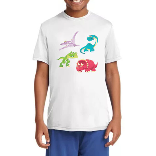 Camiseta Infanto Juvenil Cute dinossauros - Imagem 4