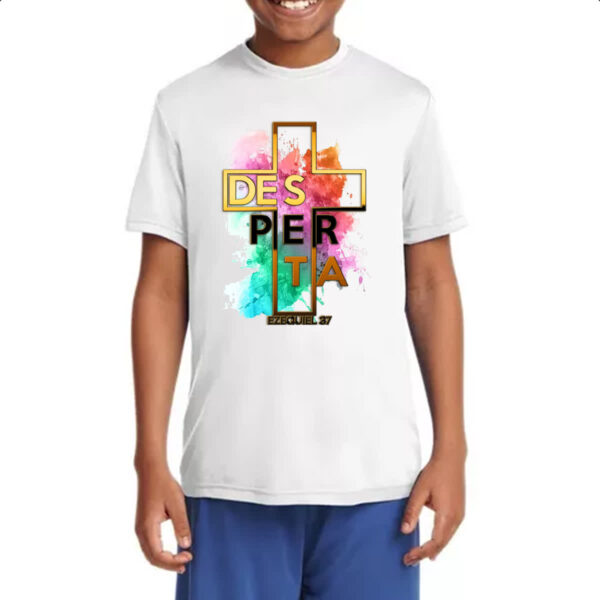 Camiseta Infanto Juvenil Gospel Desperta Ezequiel 37 - Imagem 4