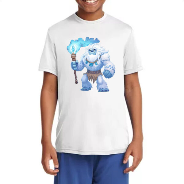Camiseta Infanto Juvenil Yeti cute inverno - Imagem 4
