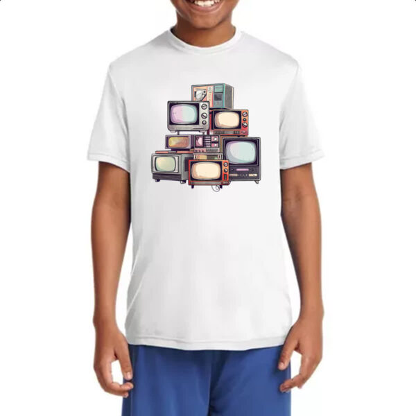 Camiseta Infanto Juvenil Vintage TVs - Imagem 4