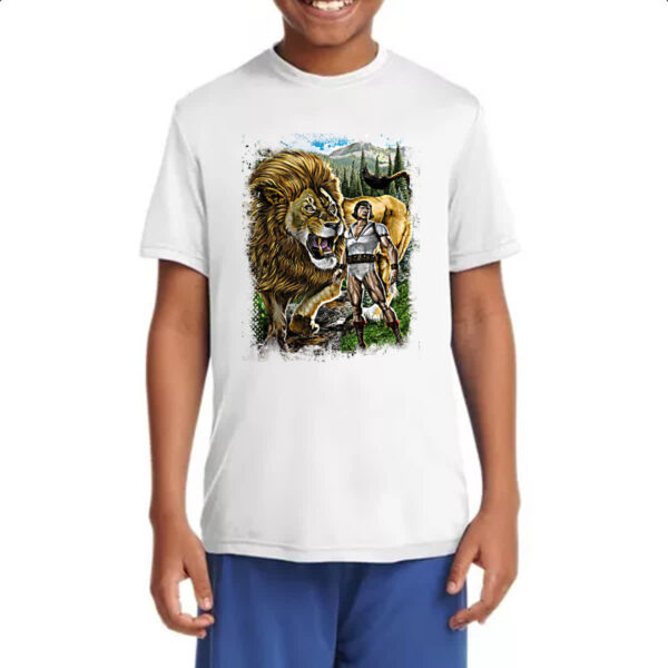 Camiseta Infanto Juvenil Nostalgia Sansao e Golias 2 - Imagem 4